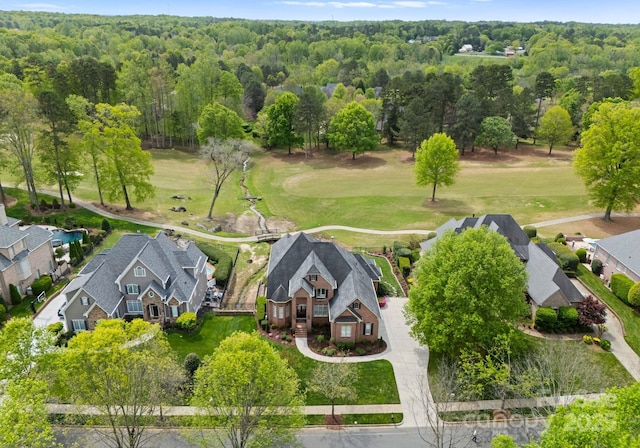 13420 Robert Walker Dr, Davidson, NC 28036 - aerial view with a residential view and view of golf course