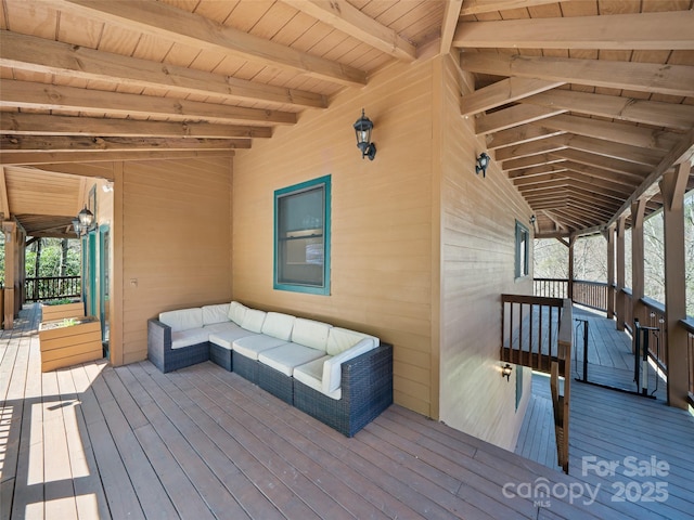 view of deck