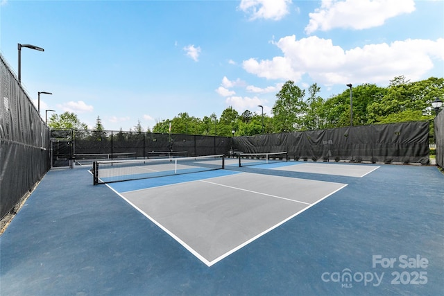 11123 Bailey Park Nature Dr, Cornelius, NC 28031 - view of tennis court with fence