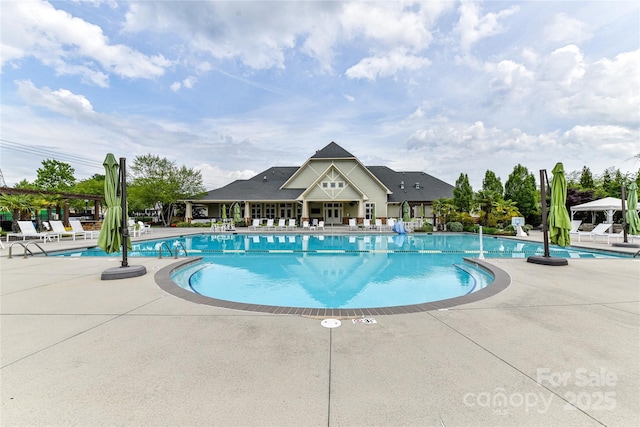 11123 Bailey Park Nature Dr, Cornelius, NC 28031 - pool featuring a patio area