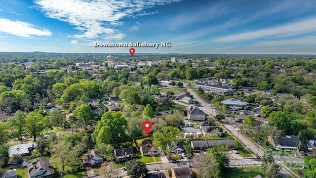 112 Circle Dr, Salisbury, NC 28144 - aerial view of property's location with nearby suburban area