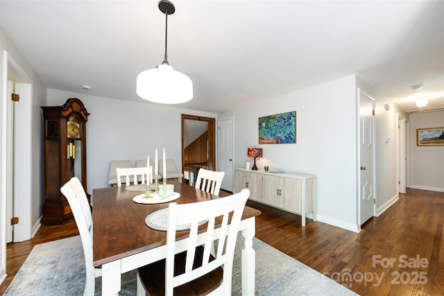 846 Gist Rd, Rock Hill, SC 29732 - dining space featuring baseboards and wood finished floors