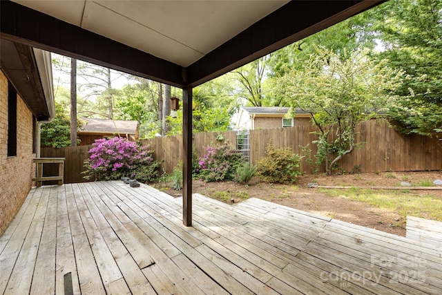 846 Gist Rd, Rock Hill, SC 29732 - wooden deck with a fenced backyard