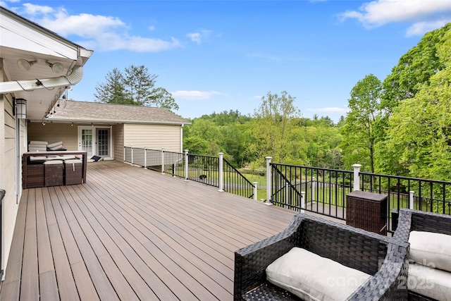 159 Amble Ln, Fletcher, NC 28732 - view of wooden terrace