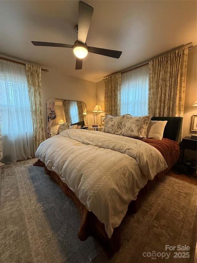 1501 Briarfield Dr, Charlotte, NC 28205 - bedroom featuring ceiling fan