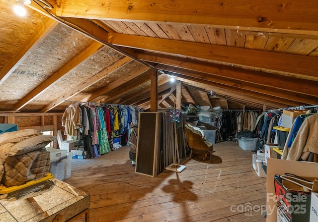 916 E Park Dr, Lincolnton, NC 28092 - view of unfinished attic