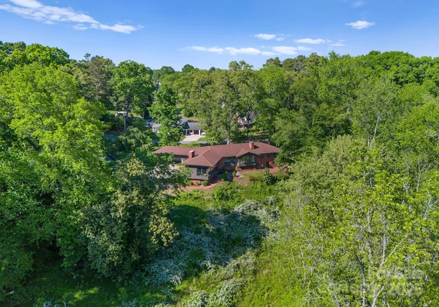 916 E Park Dr, Lincolnton, NC 28092 - view of property location featuring a heavily wooded area