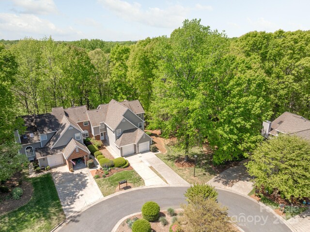 9012 Saint Thomas Ln, Charlotte, NC 28277 - birds eye view of property featuring a wooded view
