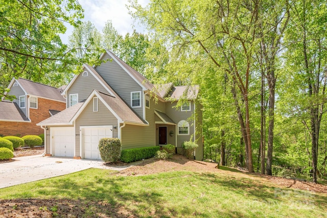 9012 Saint Thomas Ln, Charlotte, NC 28277 - view of front of house featuring concrete driveway and a front lawn