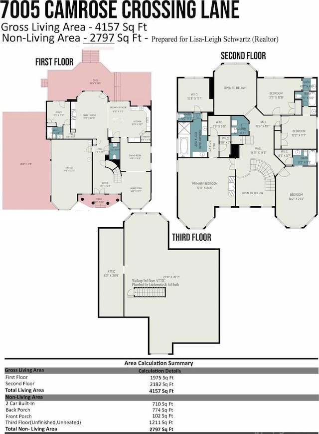 7005 Camrose Crossing Ln, Matthews, NC 28104 - home floor plan
