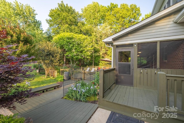 3 Kensington Ct, Granite Falls, NC 28630 - view of wooden terrace