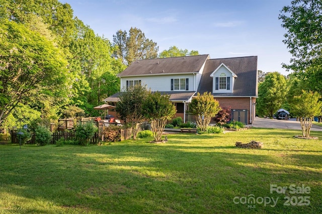 3 Kensington Ct, Granite Falls, NC 28630 - rear view of property featuring a yard