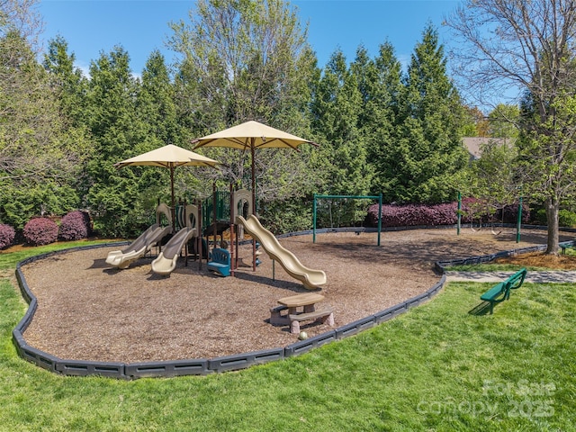 8428 Westmoreland Lake Dr, Cornelius, NC 28031 - communal playground featuring a lawn