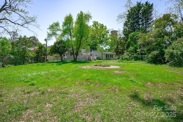 402 Hudson St, Winnsboro, SC 29180 - view of yard with fence