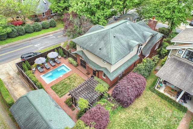 bird's eye view