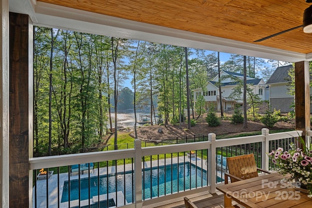 127 Holt Ln, Mooresville, NC 28117 - exterior space with ceiling fan