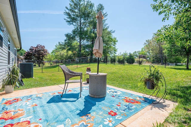 3121 Suffolk Dr, Shelby, NC 28152 - view of patio with central AC unit