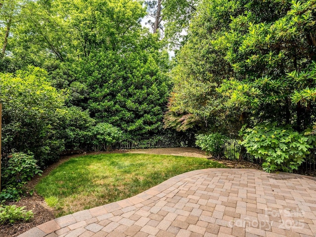 1596 Clayton Dr, Charlotte, NC 28203 - view of yard with a patio area