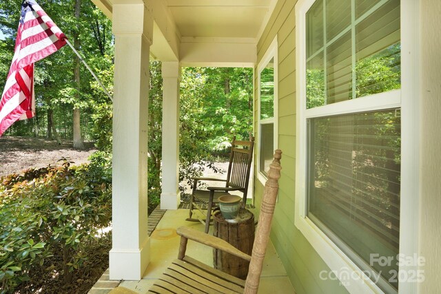2417 Labelle Dr, Waxhaw, NC 28173 - view of patio featuring covered porch