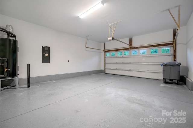 504 Gardenbrook Trl, Belmont, NC 28012 - garage with electric panel and a garage door opener