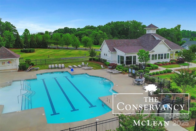 504 Gardenbrook Trl, Belmont, NC 28012 - community pool featuring a patio area