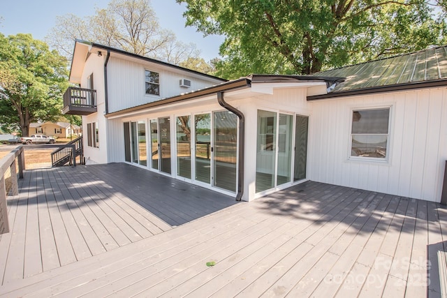 451 S Strand Dr, Norwood, NC 28128 - view of wooden terrace