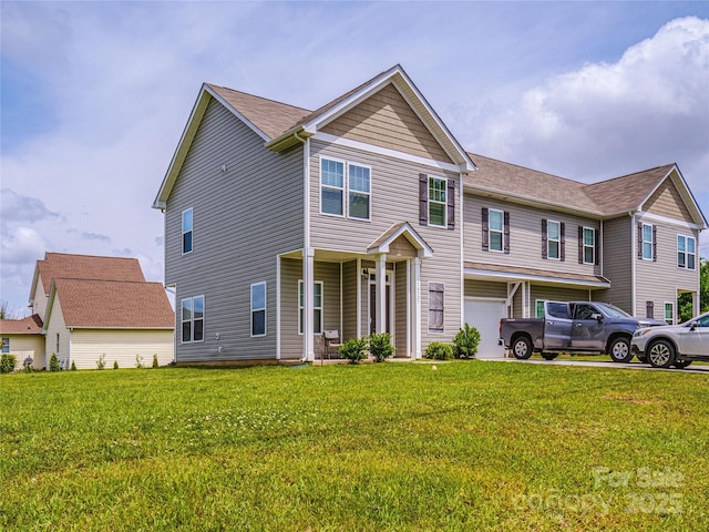 14727 Choate Cir Unit 2, Charlotte, NC 28273 - view of front facade featuring a front yard