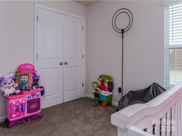 14727 Choate Cir Unit 2, Charlotte, NC 28273 - recreation room featuring carpet flooring and baseboards