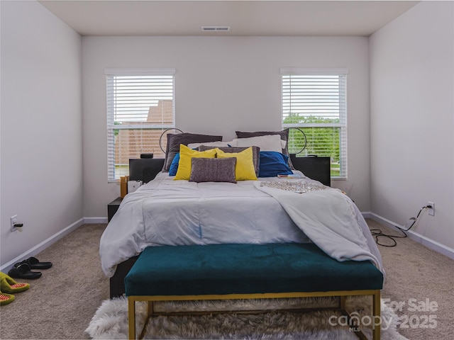 14727 Choate Cir Unit 2, Charlotte, NC 28273 - carpeted bedroom with baseboards and visible vents