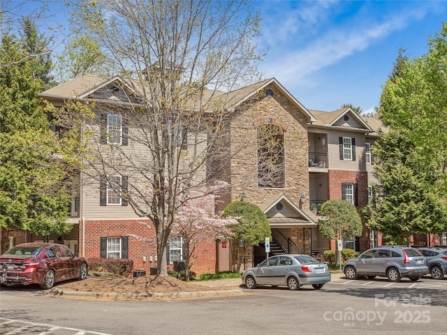 view of front of property with brick siding