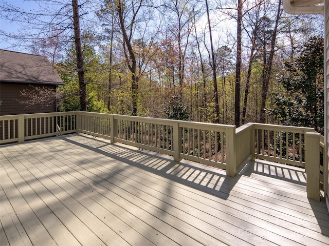 view of deck