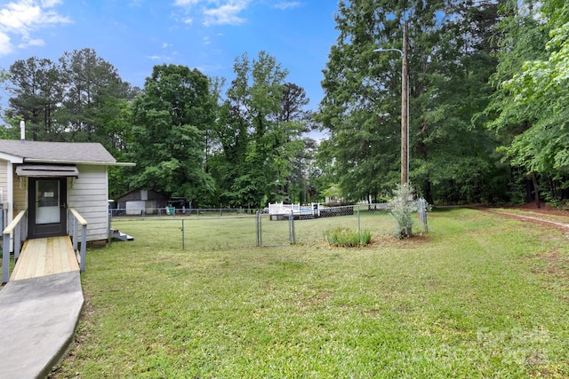 814 Columbia Dr, Chester, SC 29706 - view of yard with view of wooded area
