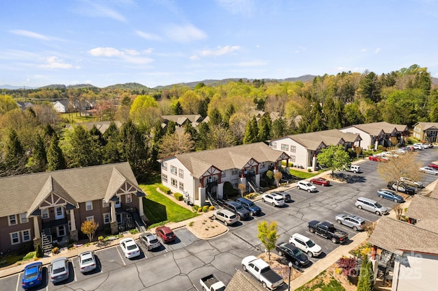 1201 Deermouse Way, Hendersonville, NC 28792 - drone / aerial view featuring a residential view