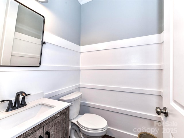 3057 Drummond Ave, Indian Land, SC 29707 - half bath featuring vanity and toilet