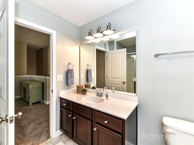 3057 Drummond Ave, Indian Land, SC 29707 - full bath featuring vanity, baseboards, and toilet