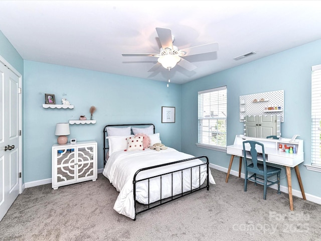 3057 Drummond Ave, Indian Land, SC 29707 - bedroom featuring baseboards, carpet, and multiple windows