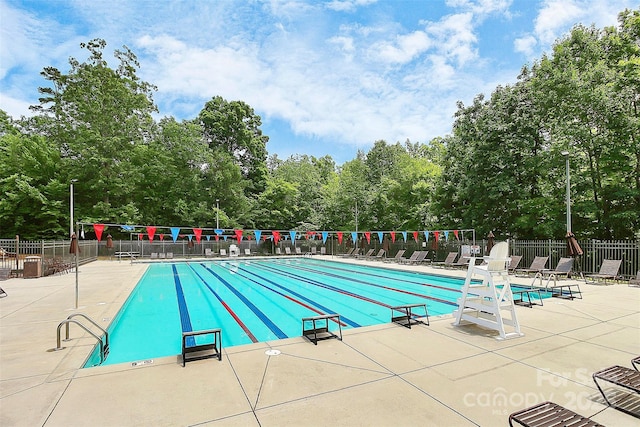 1105 Hoyle Ln, Waxhaw, NC 28173 - community pool featuring fence and a patio