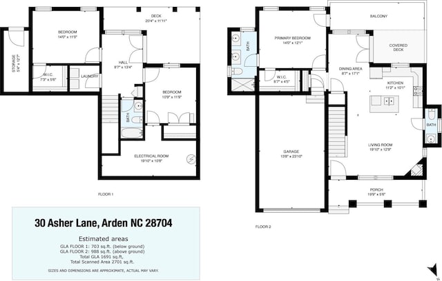 30 Asher Ln, Arden, NC 28704 - view of room layout