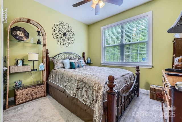 10836 Maryanna Ct, Charlotte, NC 28213 - carpeted bedroom with a ceiling fan and baseboards