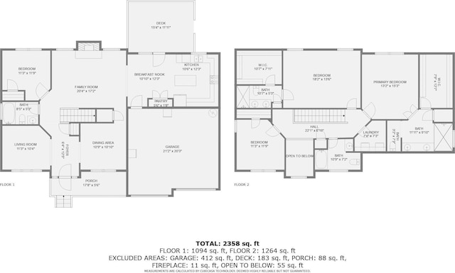10836 Maryanna Ct, Charlotte, NC 28213 - floor plan