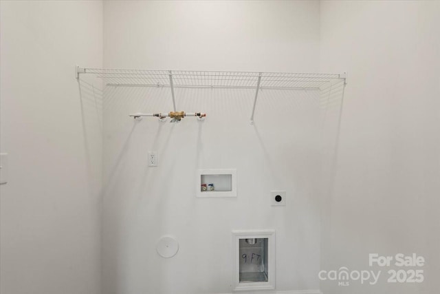 808 Carolyn Ave, Kannapolis, NC 28083 - washroom featuring washer hookup, electric dryer hookup, and laundry area