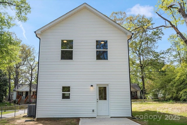 808 Carolyn Ave, Kannapolis, NC 28083 - back of house featuring central air condition unit