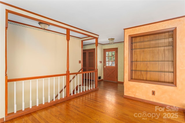 220 Ridge Rd, Waynesville, NC 28786 - spare room featuring wood finished floors and baseboards