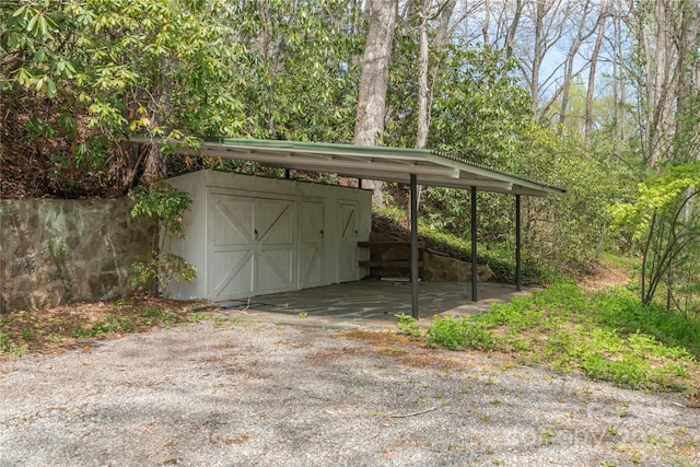 220 Ridge Rd, Waynesville, NC 28786 - view of shed with a detached carport