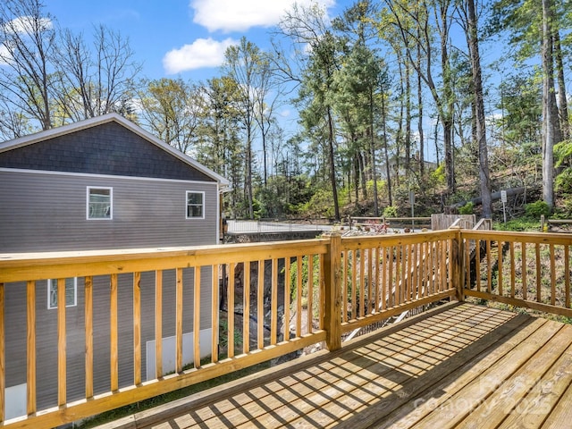 1938 Upper Ridgewood Blvd, Hendersonville, NC 28791 - view of deck