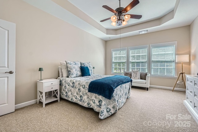 1151 Donelea Ln NW, Concord, NC 28027 - bedroom with light carpet, baseboards, and a raised ceiling