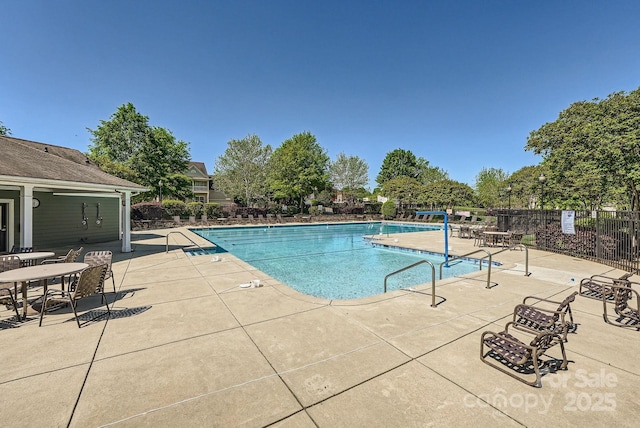 1151 Donelea Ln NW, Concord, NC 28027 - pool featuring fence and a patio