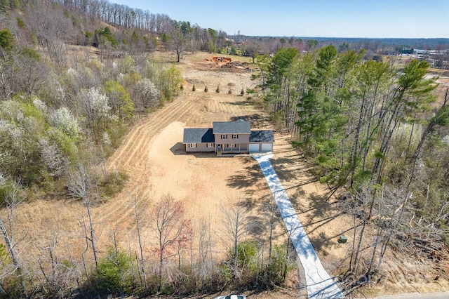 3424 Walker Cir, Lenoir, NC 28645 - bird's eye view featuring a rural view
