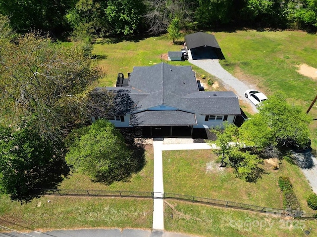 aerial view