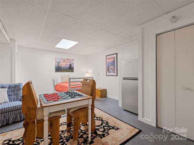 62 Cosmic Ln, Waynesville, NC 28786 - dining room with a drop ceiling and a decorative wall